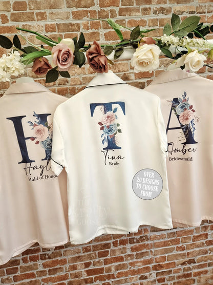 Personalised Bridal PJs / Pyjamas - Short