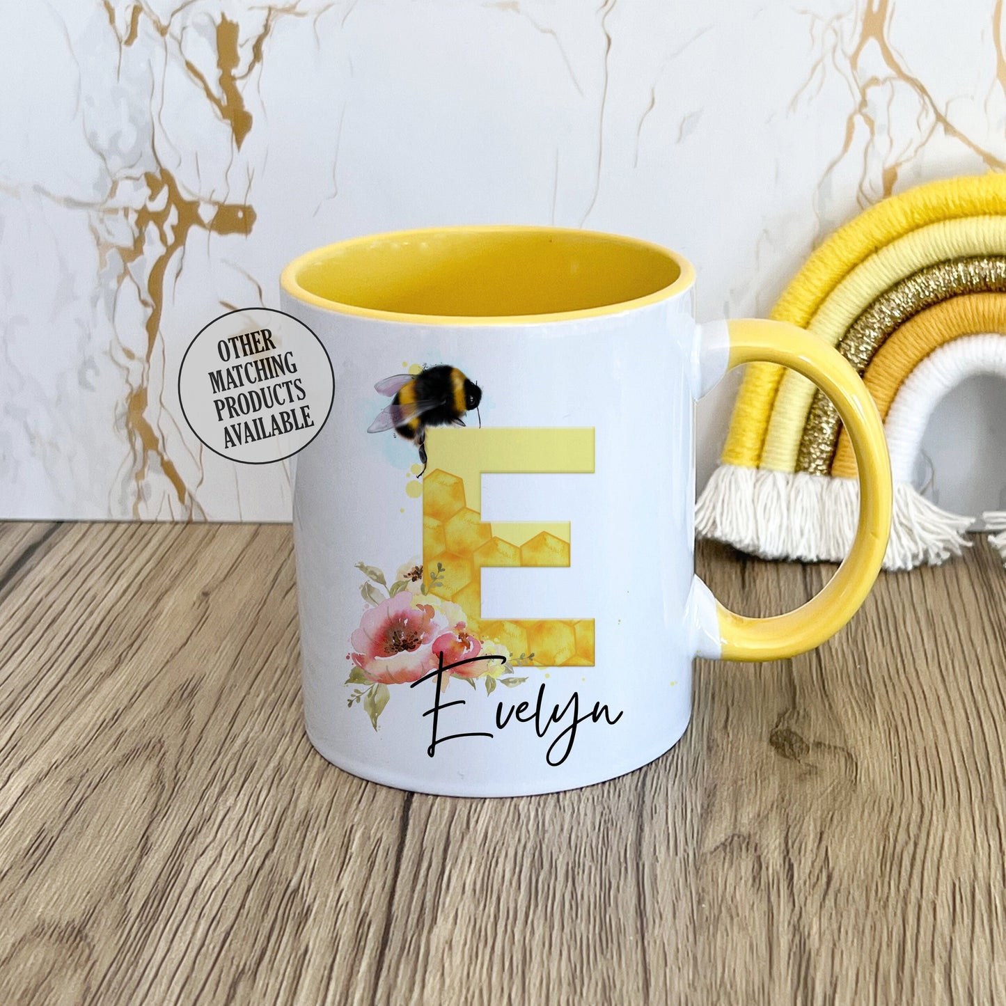 Floral Bee Mug