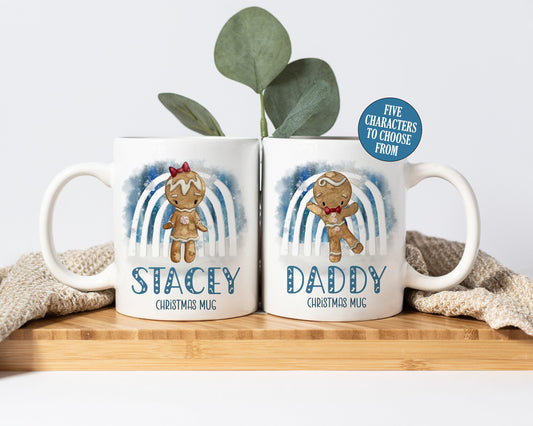 Personalised Gingerbread Christmas Mug | Stocking Filler | Hot Chocolate Mug | Gift Ideas for Christmas Eve Box