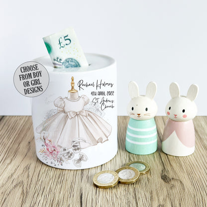 Christening Money Box - Outfit Design