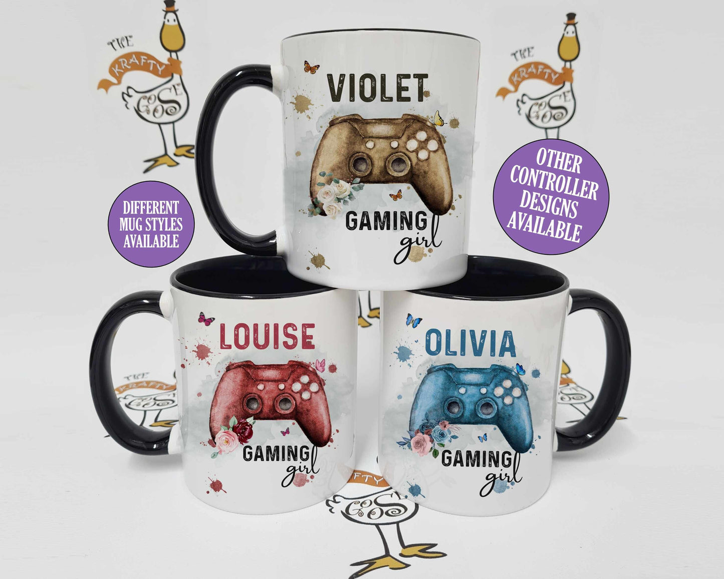 Gaming Girl Mug, Personalised Gaming Legend, Christmas Gifts for Teenagers, Gaming Gift Stocking Filler, Present Idea for Gamers