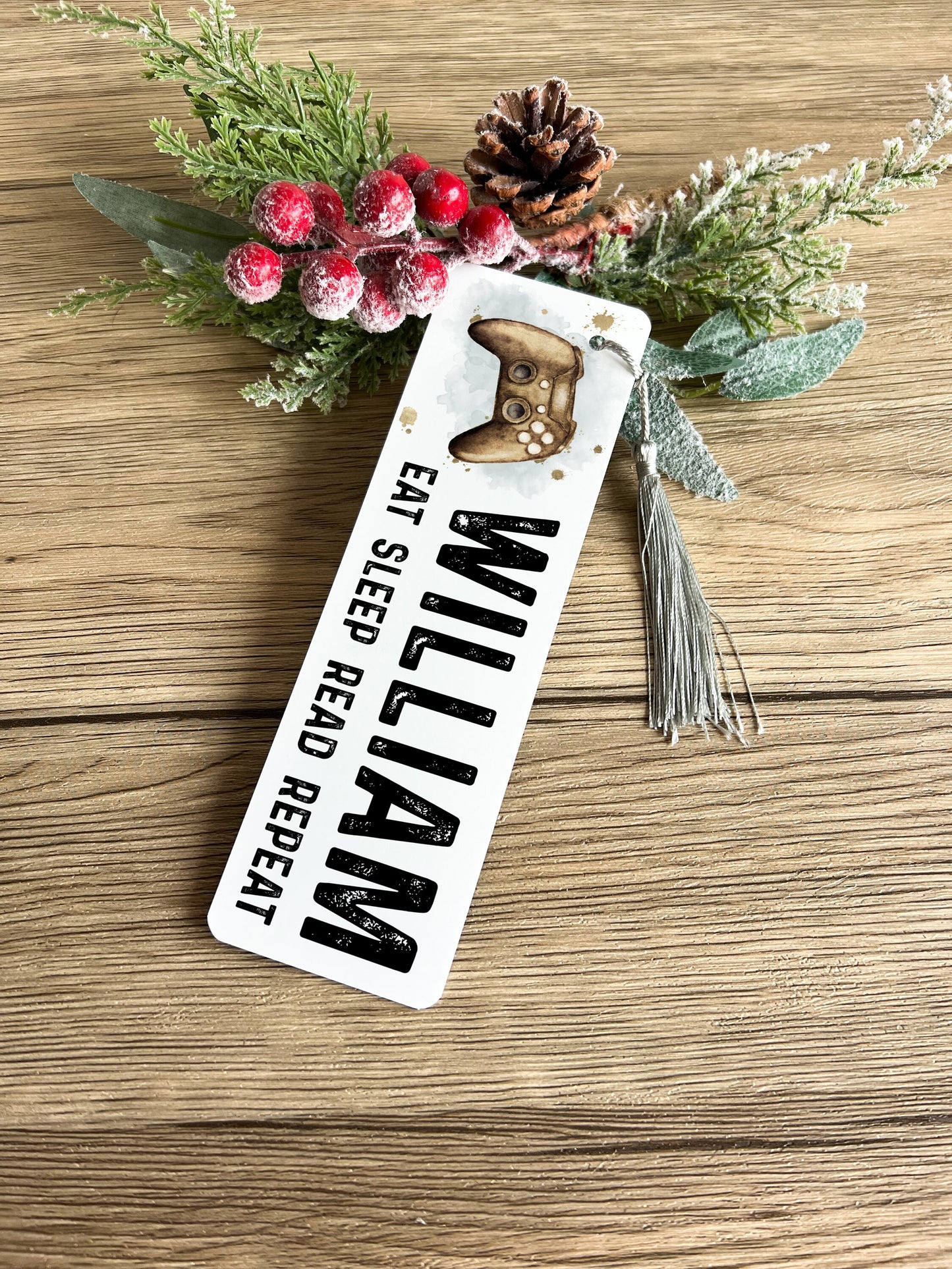 Gaming Bookmark, Personalised Metal Stocking Filler, Christmas Gifts for Teenagers, Gaming Gift, Present Idea for Gamers