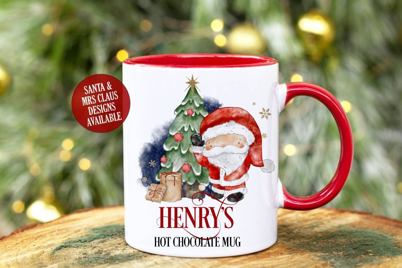 Santa Hot Chocolate Mug