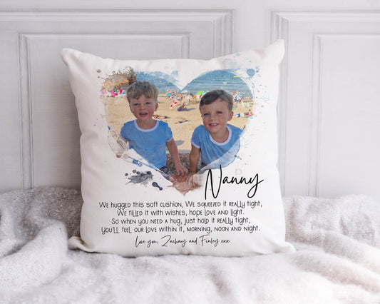 Heart Photo Hug Cushion