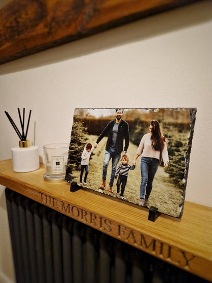 Photo Rock Slate, Personalised with Your Photo, Custom Gift Idea, Memorial, Christmas Gift for Her and Him, Anniversary Wedding Gift Idea