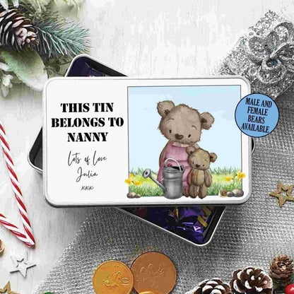 Metal Tin - Bear Design