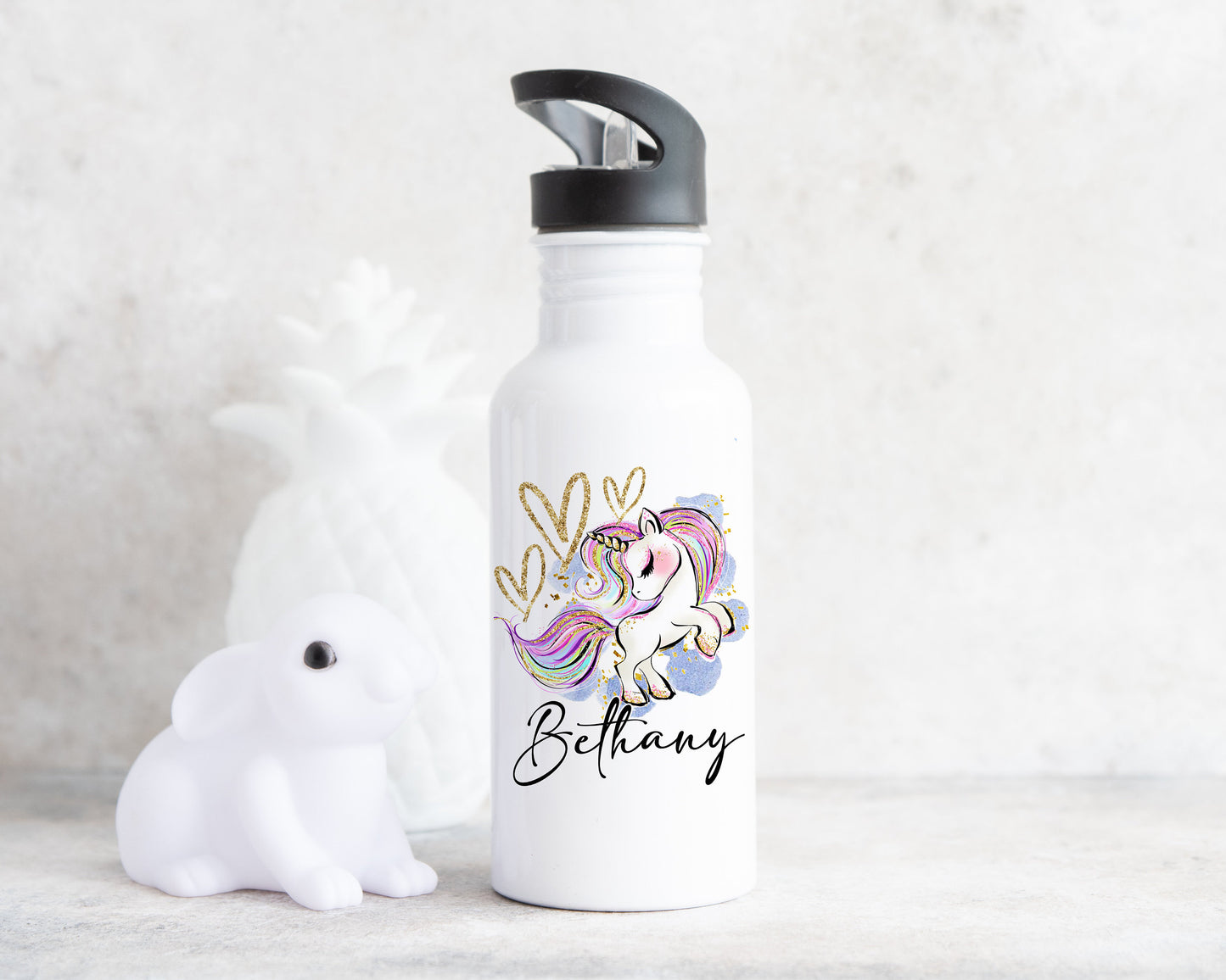 Colourful Unicorn Water Bottle