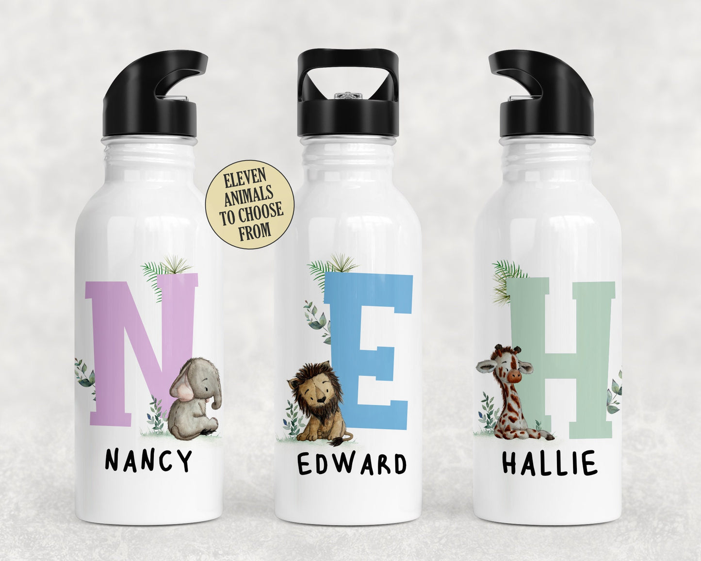 Safari Initial Water Bottle