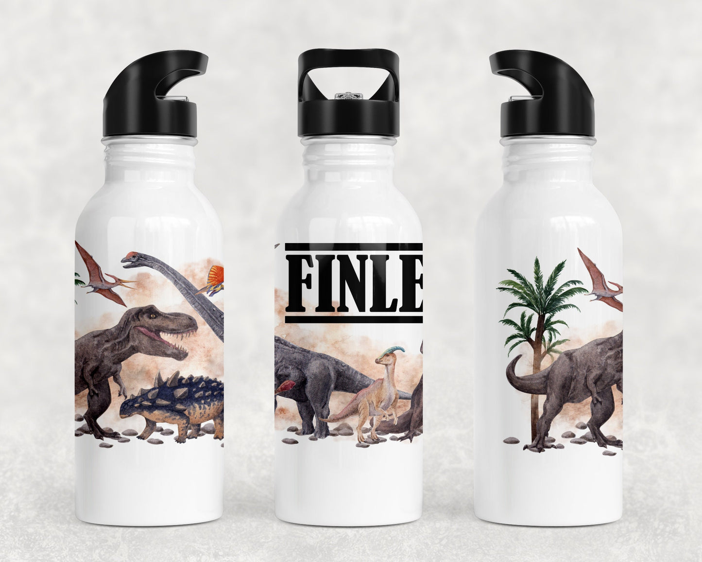 Dinosaur Scene Water Bottle