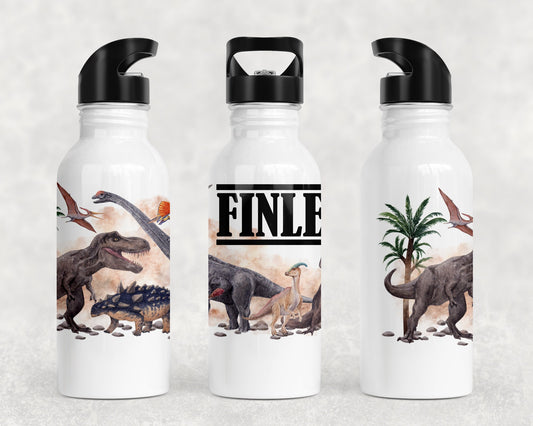 Dinosaur Scene Water Bottle