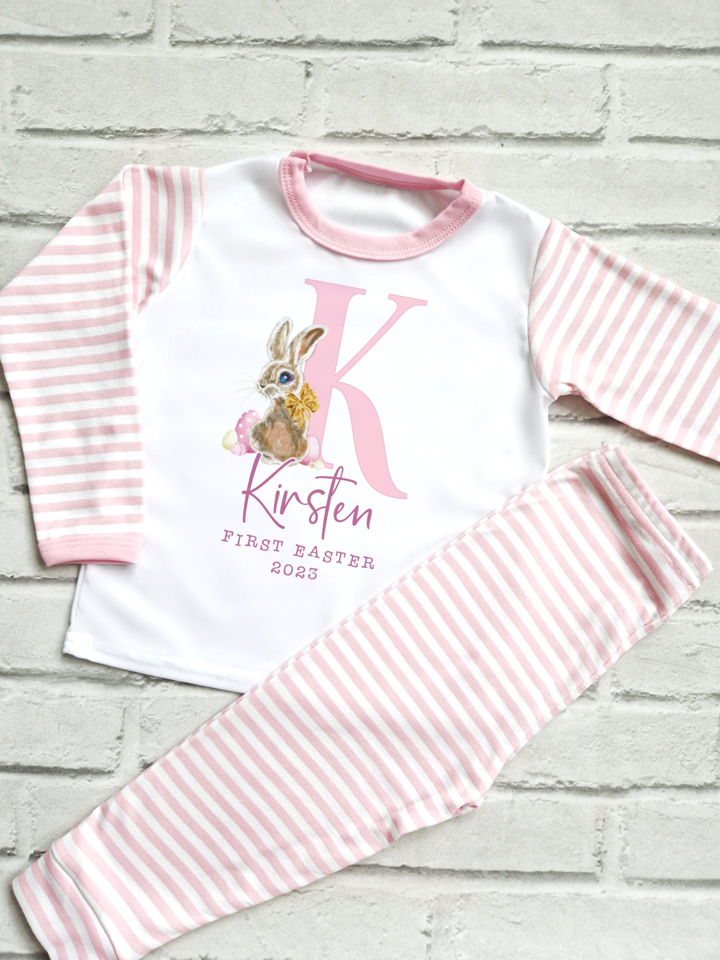 Vintage Bunny Initial Pyjamas