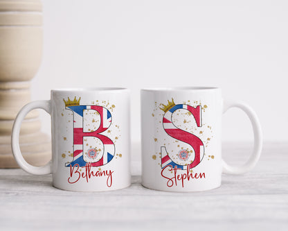 Union Jack Letter Coronation Mug