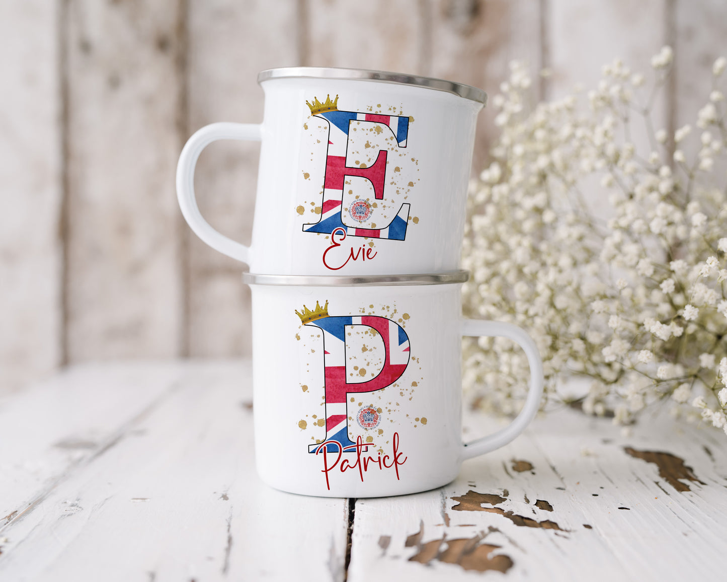 Union Jack Letter Coronation Mug